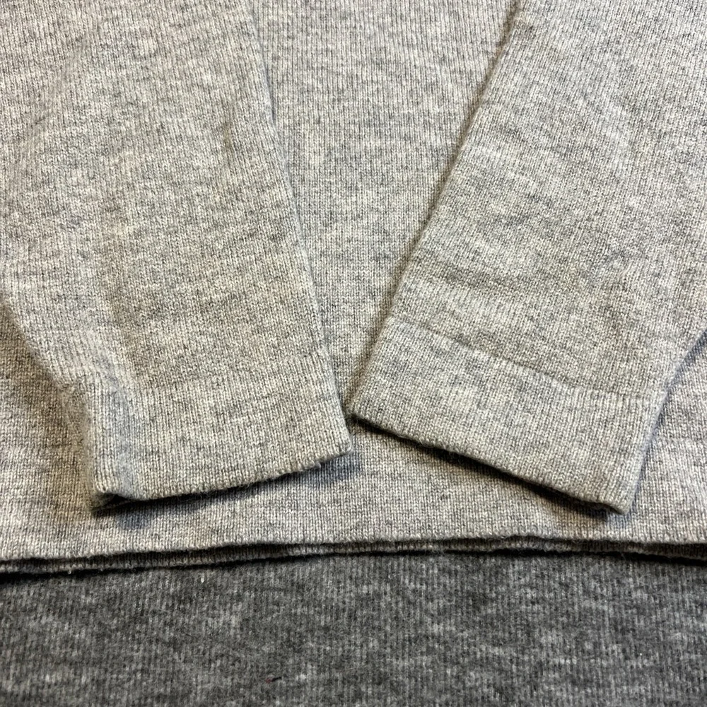 Mountain Khakis Lodge Sweater Mens XLarge Grey 1/4 Zip Merino Wool Ready To Wear